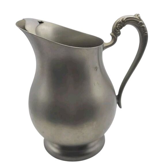 Vintage F B Rogers Provincetown Pewterlite Water Pitcher - Picture 2 of 10